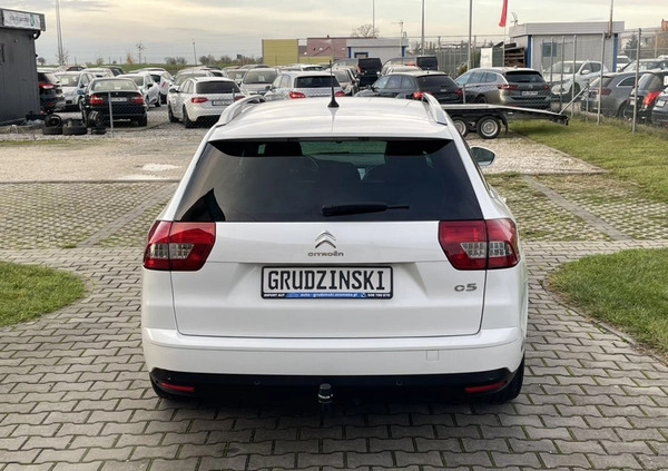 Citroen C5 cena 39900 przebieg: 225000, rok produkcji 2013 z Koło małe 562